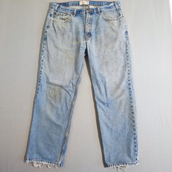 Vintage Signature by Levi's Strauss jeans men's size W38/L30 hard washed denim - Picture 1 of 15